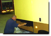 De voorbereidingen voor supportershome