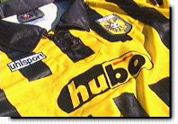 Bouwmarkt Hubo op het shirt